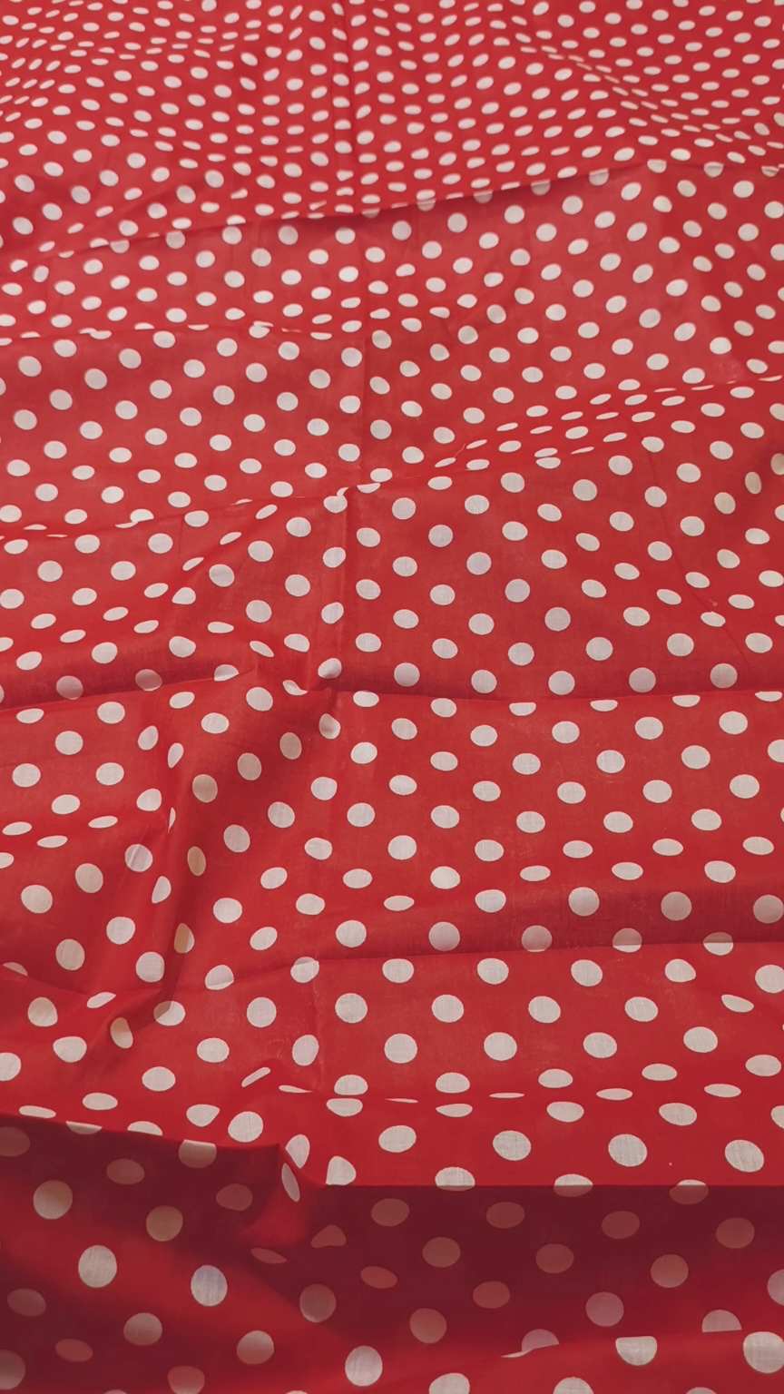 M-2005  Imported Digital Pure Summer ⛱️ Lawn Polka Design Same print Shirt & Trzer 2pc
