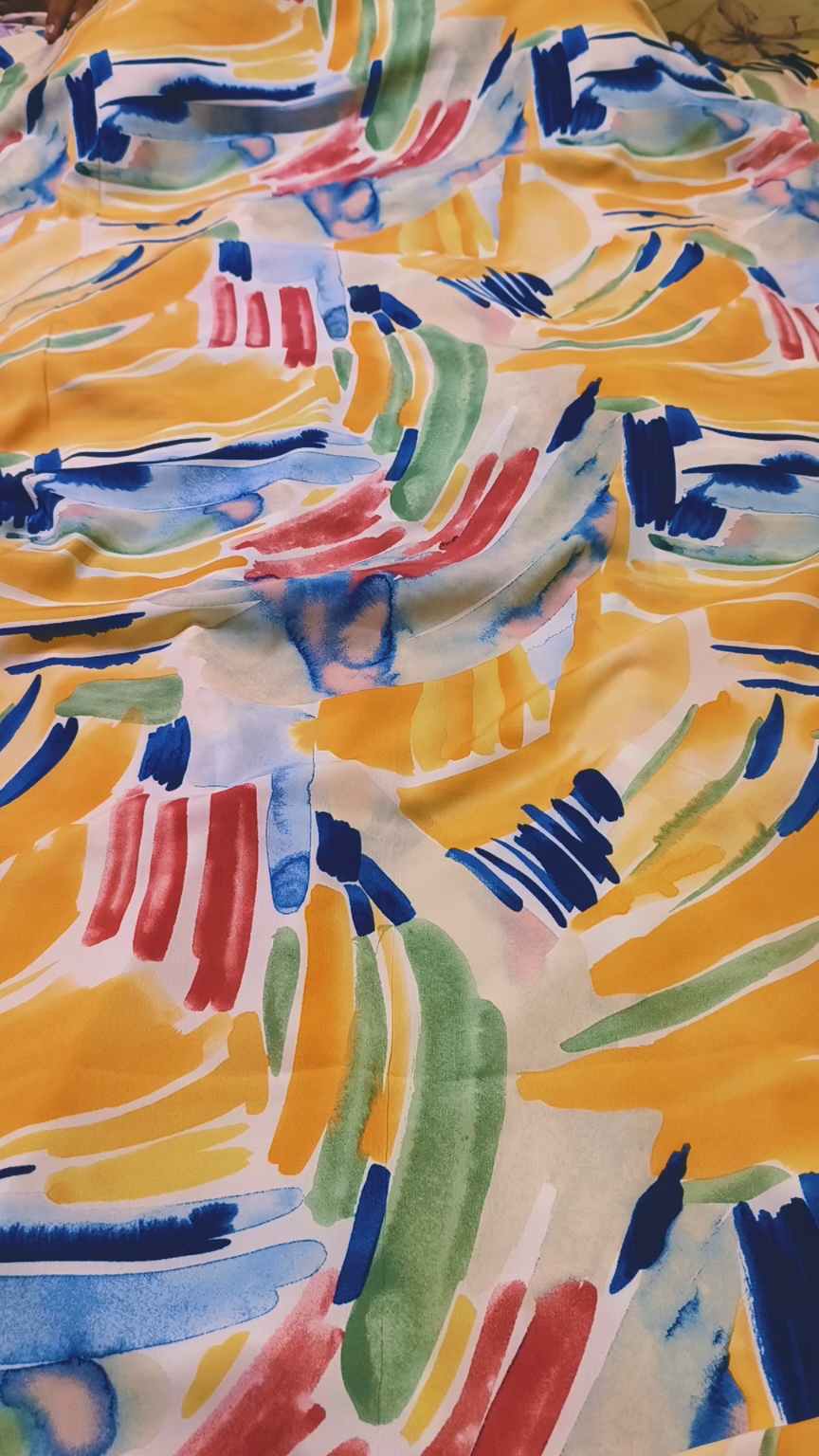 🥳 Sale Sale M-1993 Imported Digital Korean Summer ⛱️ Georgette Same print Shirt & Truzer 2pc