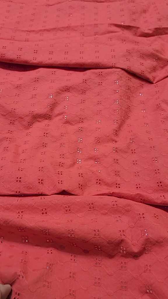 🥳 Sale Sale M-2034 Imported Shiffli Embroidery ChickenKari Pure Summer ⛱️ Luxury Lawn only Shirt
