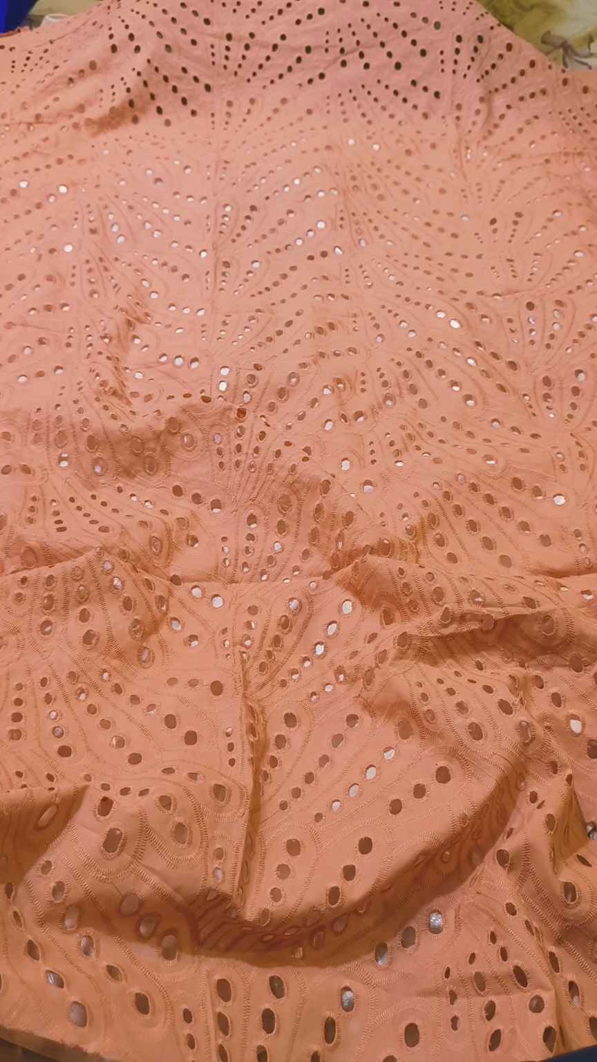 🥳 Sale Sale M-2080  Imported Shiffli Embroidery ChickenKari Pure Summer ⛱️ Luxury Lawn only Shirt