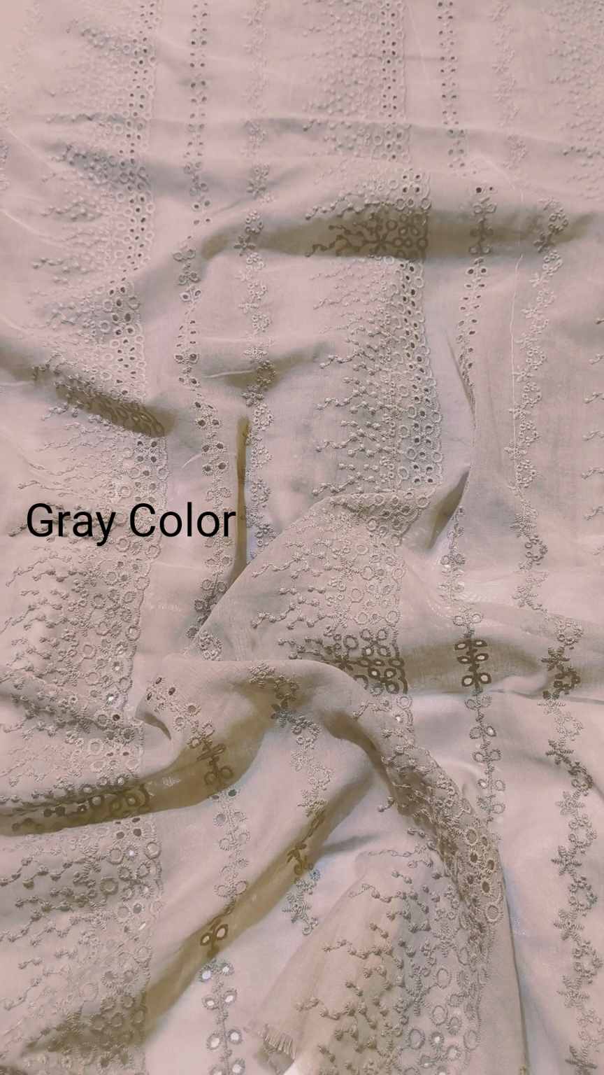 🥳 Sale Sale M-2077  Imported Shiffli Embroidery ChickenKari Pure Summer ⛱️ Luxury Lawn only Shirt
