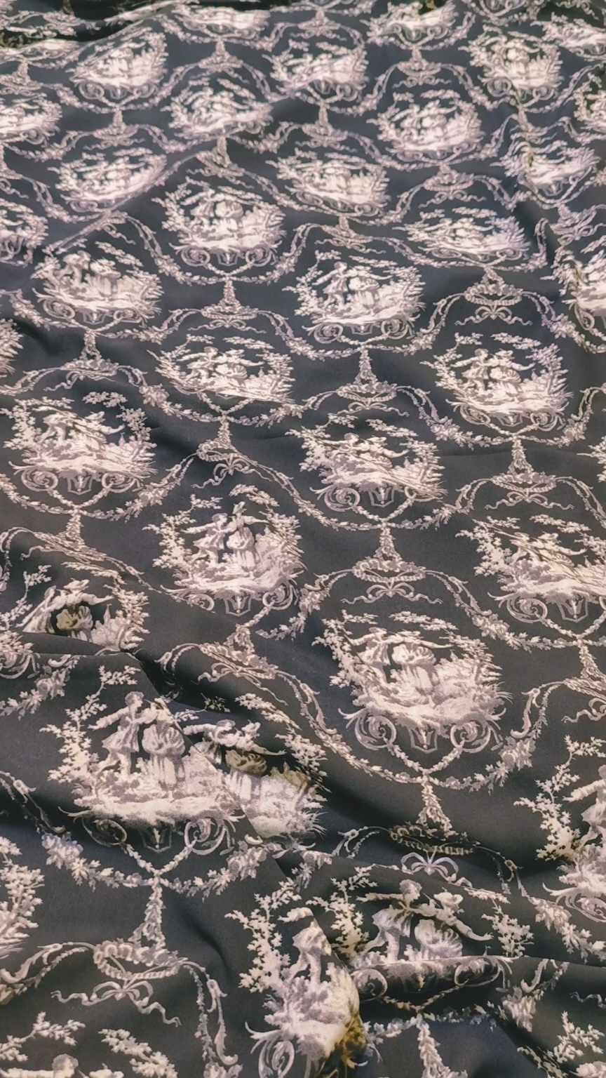 🥳 Sale Sale M-2179 Imported Digital Korean Summer ⛱️ Georgette Same print Shirt & Truzer 2pc