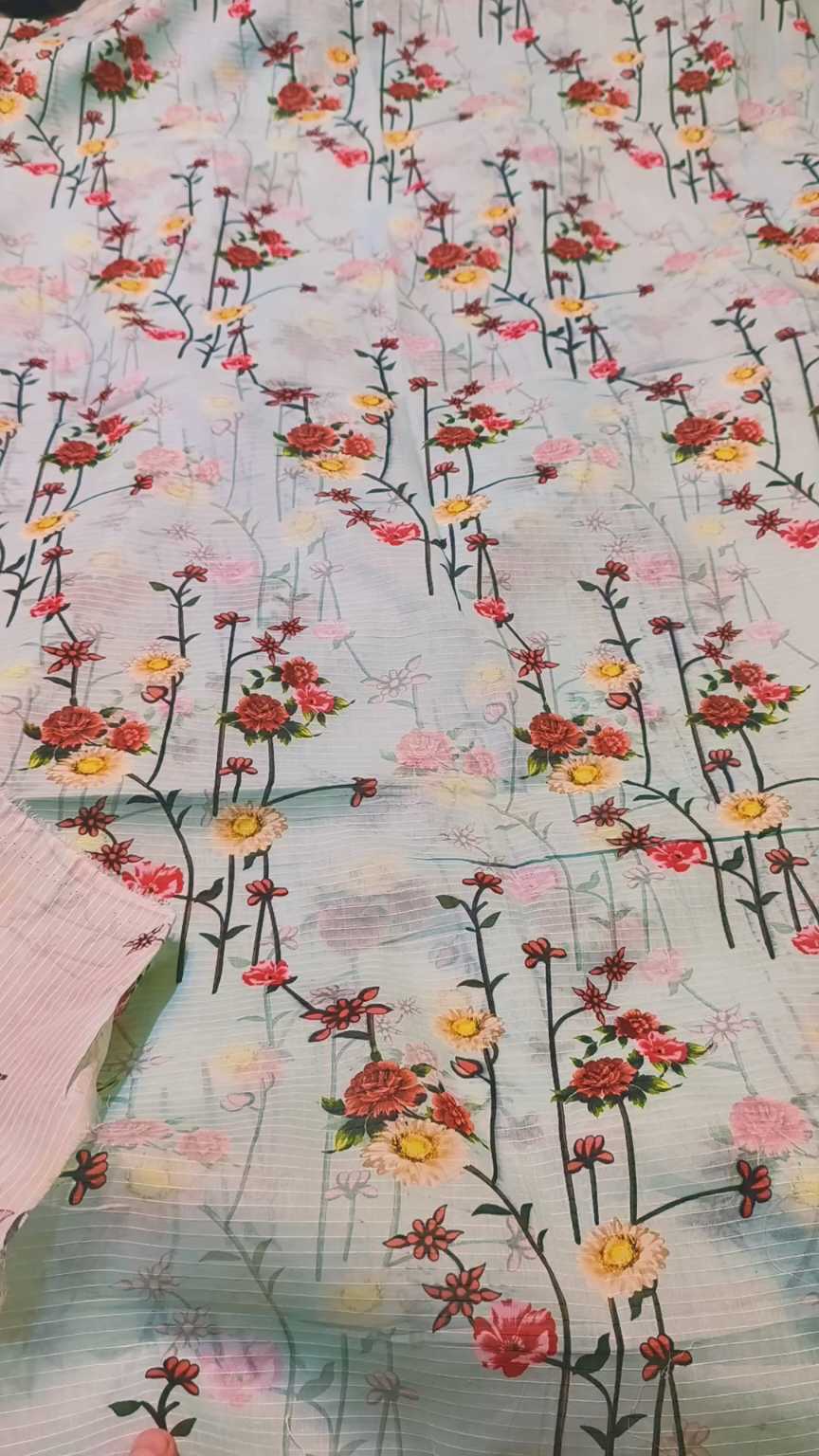 M-2175  Imported Digital Bana Dorria Pure Summer ⛱️ Lawn Same print Shirt & Trzer 2pc