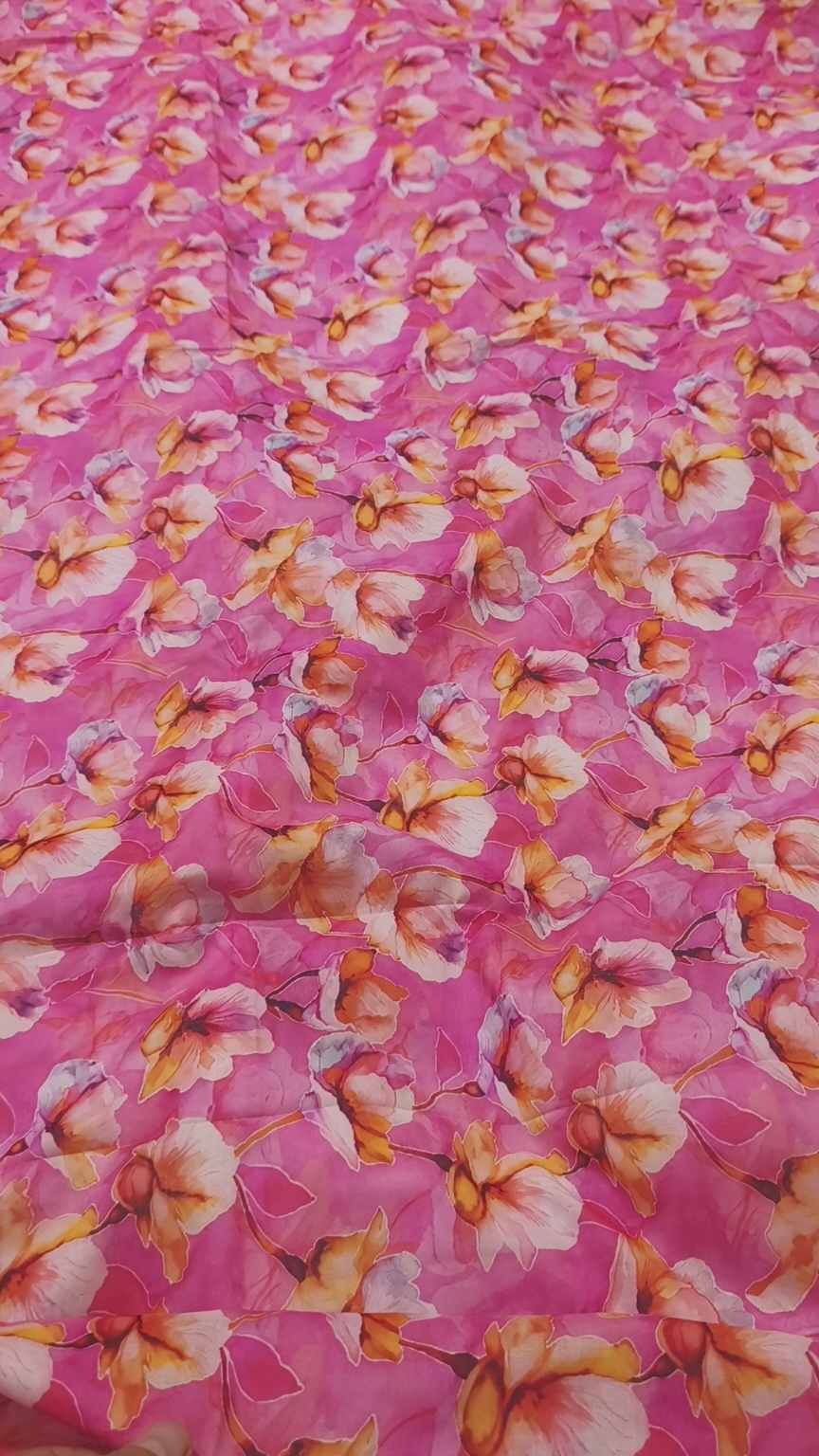 🥳 Sale Sale M-2166  Imported Luxury 3-D Pure Summer ⛱️  Lawn Same print Shirt & Trzer 2pc