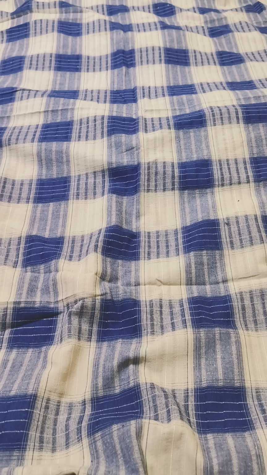 🥳 Sale Sale M-2181 Imported Checkbase Zaree Line Dorria Summer ⛱️ Cotton Lawn Same print Shirt & Truzer 2pc