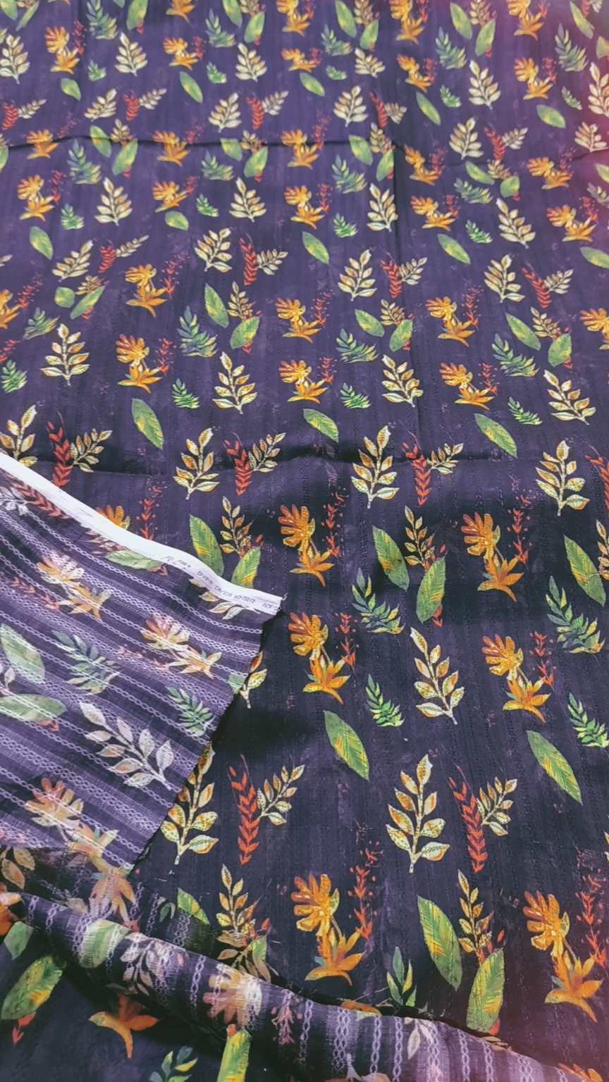 M-2236 Imported Digital Dorria Pure Summer ⛱️ Lawn Same print Shirt & Truzer 2pc