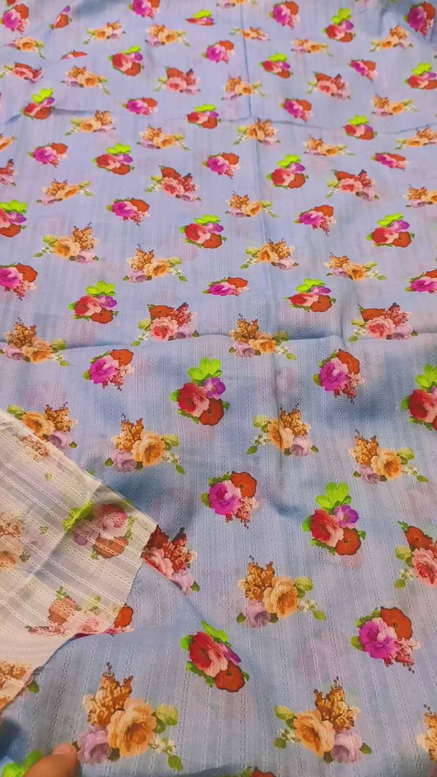M-2234  Imported Digital Dorria Pure Summer ⛱️ Lawn Same print Shirt & Truzer 2pc