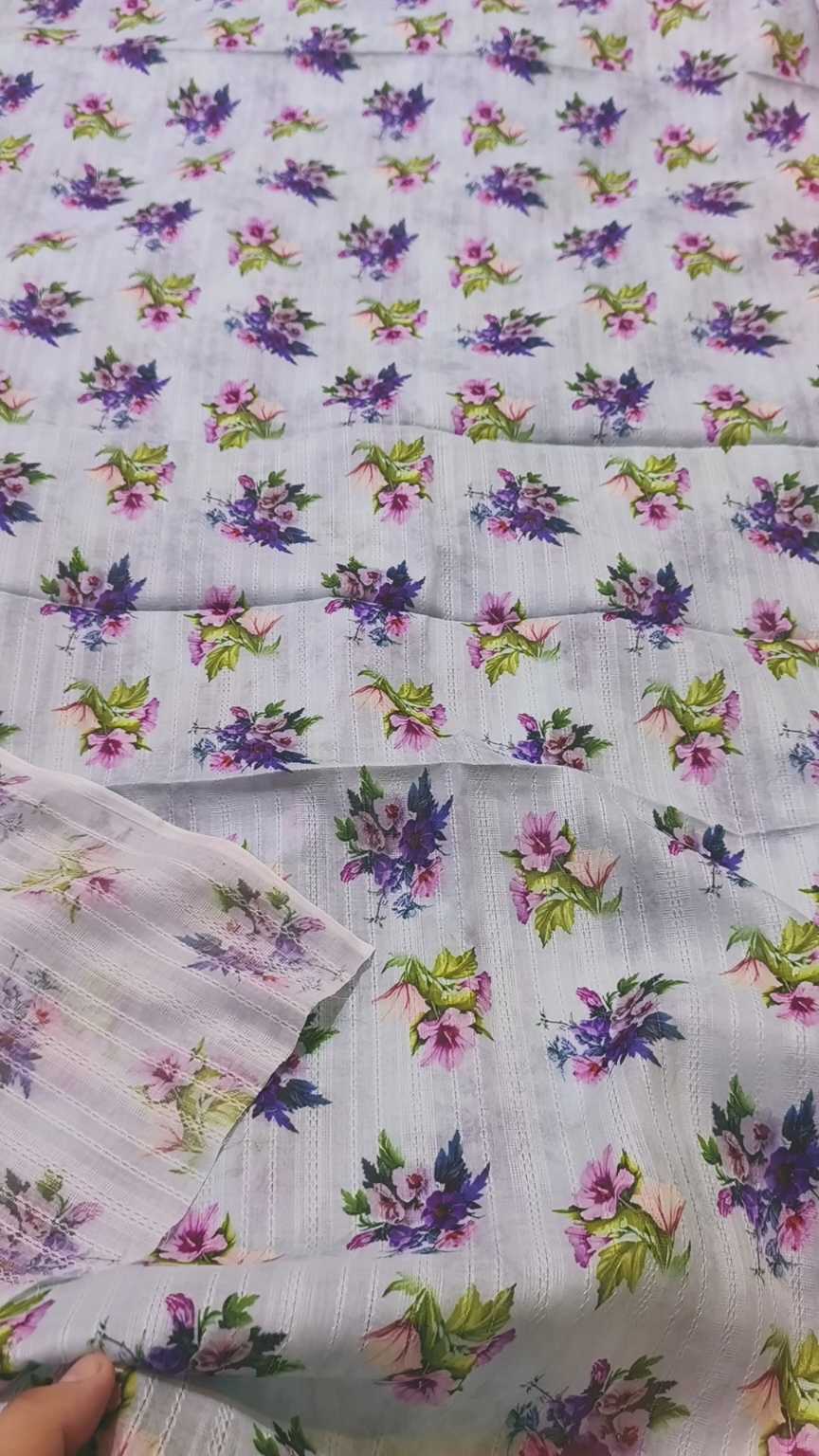 M-2231  Imported Digital Dorria Pure Summer ⛱️ Lawn Same print Shirt & Truzer 2pc