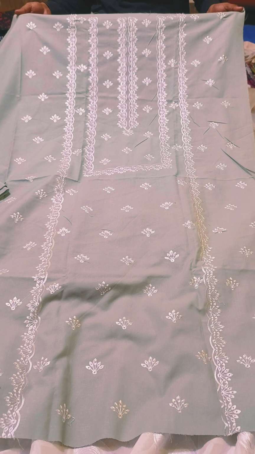 😱Sale Sale M-2218  Imported Breeze Style Embroidery Summer ⛱️ Lawn Shirt & Truzer 2pc
