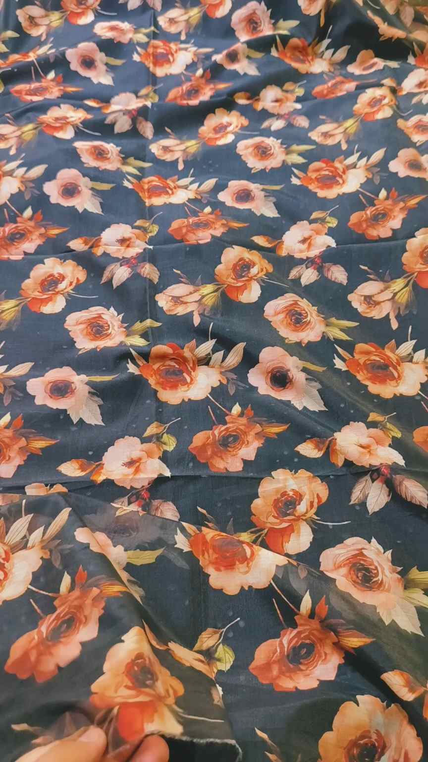 🥳 Sale Sale M-2279 Imported 3-D Luxury Summer ⛱️ Silky Lawn Same print Shirt & Truzer 2pc