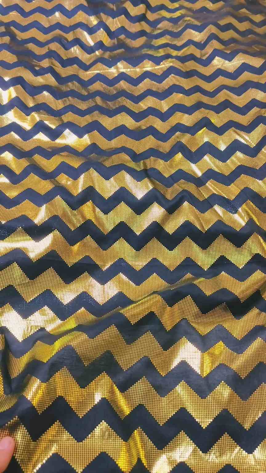 🥳 Sale Sale M-2246  Imported 3-D Banarsi Gold Pure Summer ⛱️ Lawn Same print Shirt & Truzer 2pc Pure jet Black Color