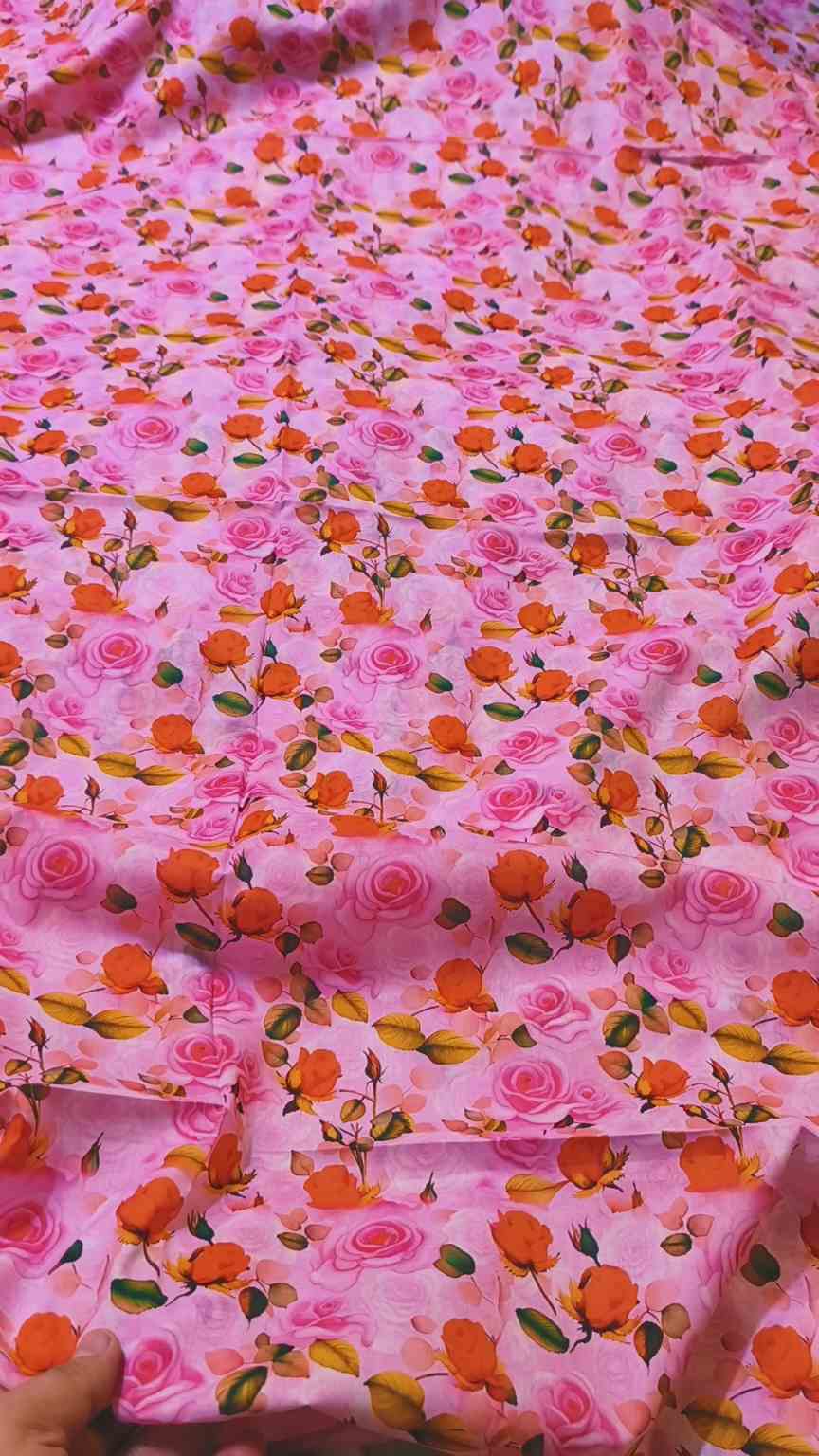 M-2322  Imported 3-D Pure Summer ⛱️ Lawn  Same print Shirt & Trzer 2pc