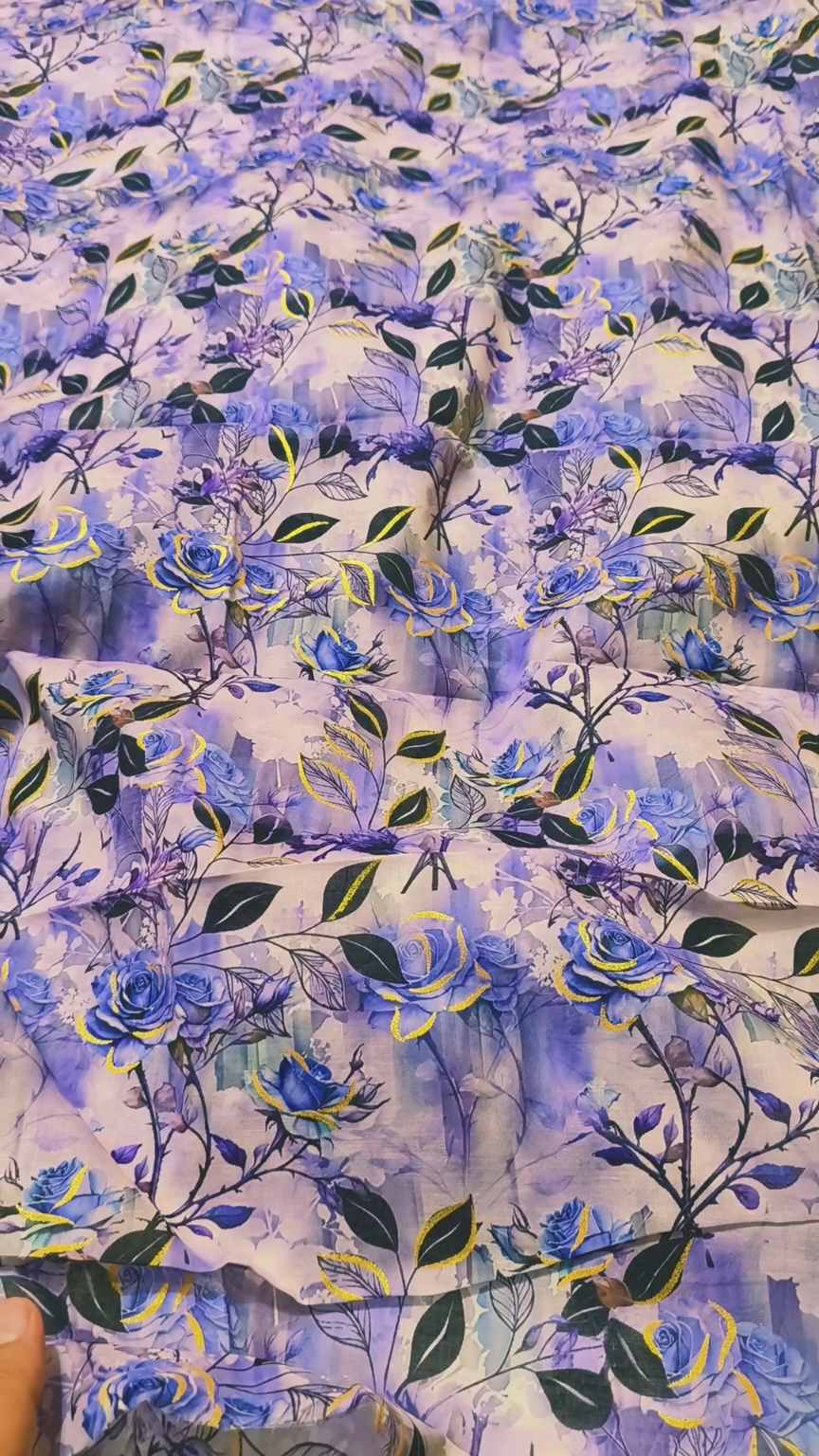 🥳 Sale Sale New Arrivals M-2336  Imported Digital Gold Leker paint  Pure Summer ⛱️ Lawn Same print Shirt & Truzer 2pc