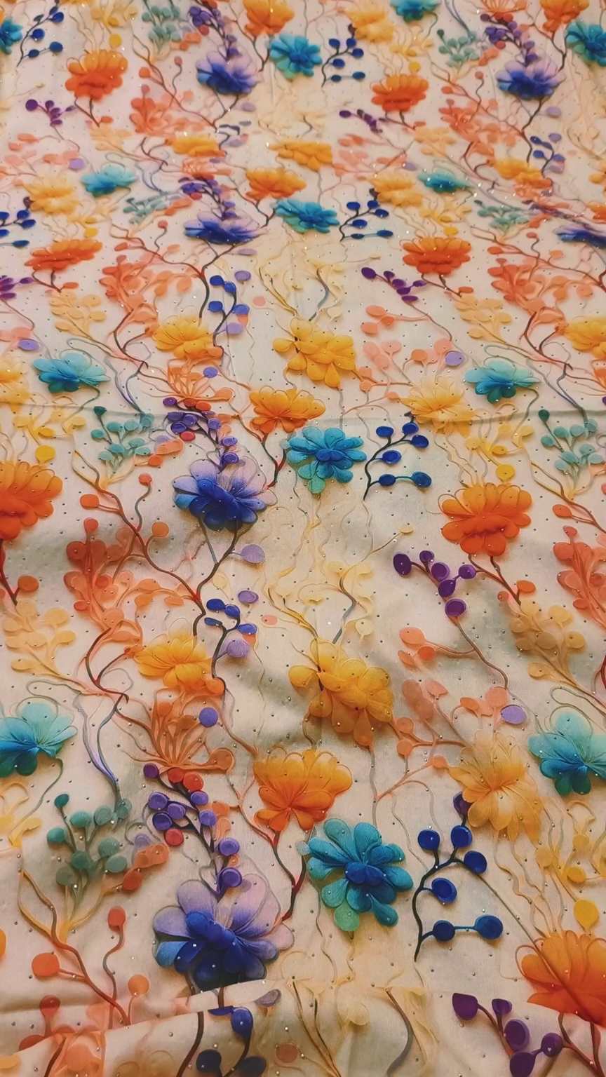 😱 M-2374 Imported 3-D 4 season Soft Nago Wali Lelin Same print Shirt & Truzer 2pc