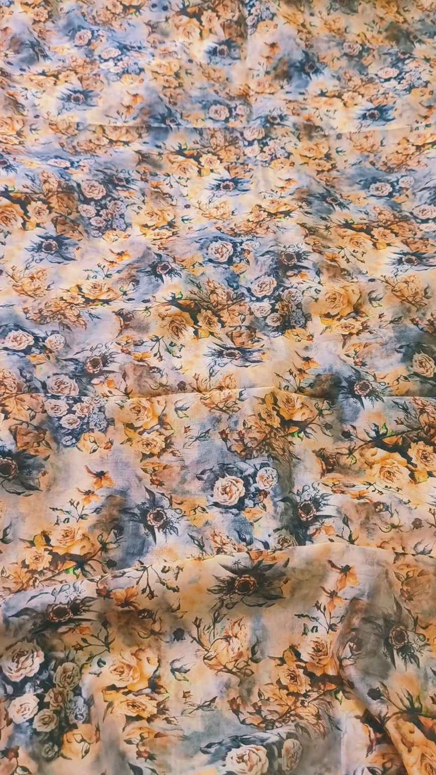 🥳 Sale Sale M-2420  Imported Digital Luxury Summer ⛱️ Silky Lawn Same print Shirt & Truzer 2pc