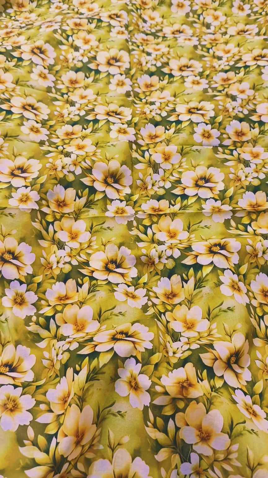 M-2408  Imported 3-D Pure Summer ⛱️ Lawn Same print Shirt & Trzer 2pc