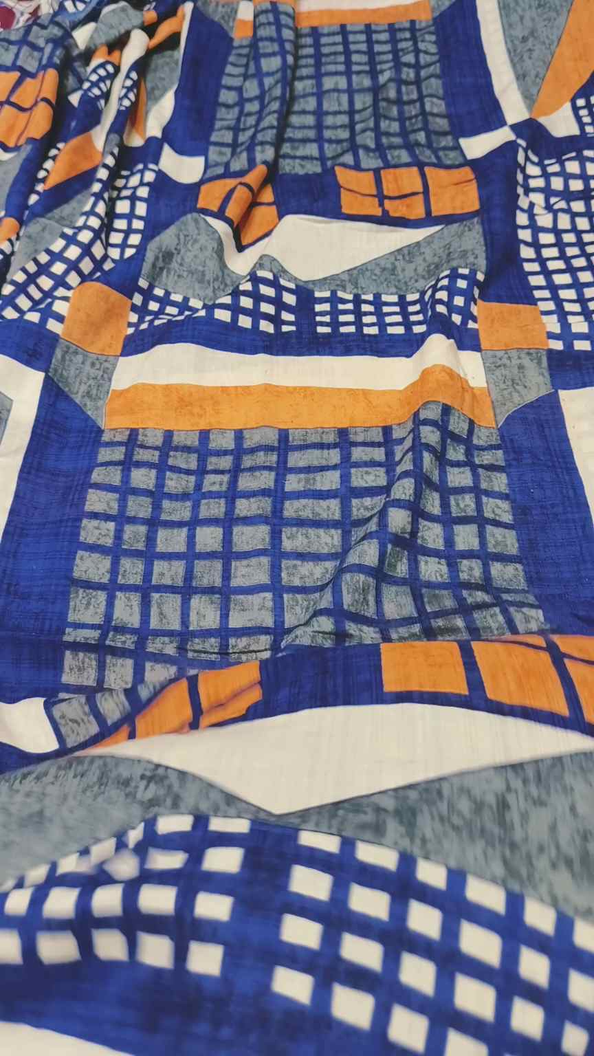 🤩 Sale Sale : M-2875  ...2pc suit Stuff detail in video  (Roll main Cutting k last main jo suit bachta hai Jin ka weight 100kg se kam hoga un ka bane ga es liye noqsan main dy rha hain -