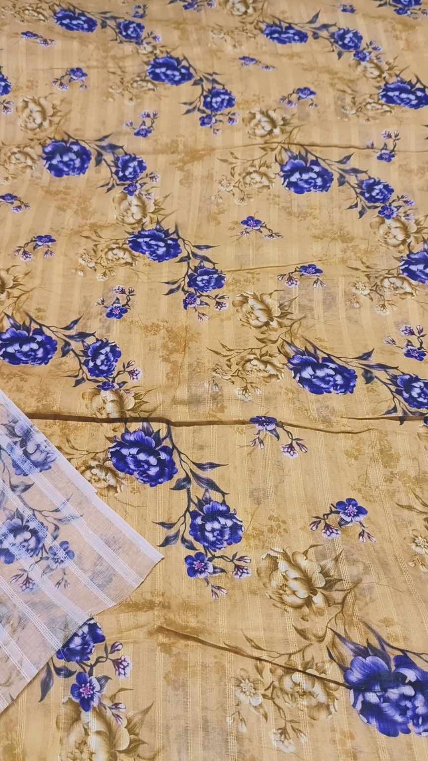 🤩 Sale Sale : M-2718 ..2pc... Dorria LawnDetail in video (Roll main Cutting k last main jo suit bachta hai Jin ka weight 100kg se kam hoga un ka bane ga es liye noqsan main dy rha hain