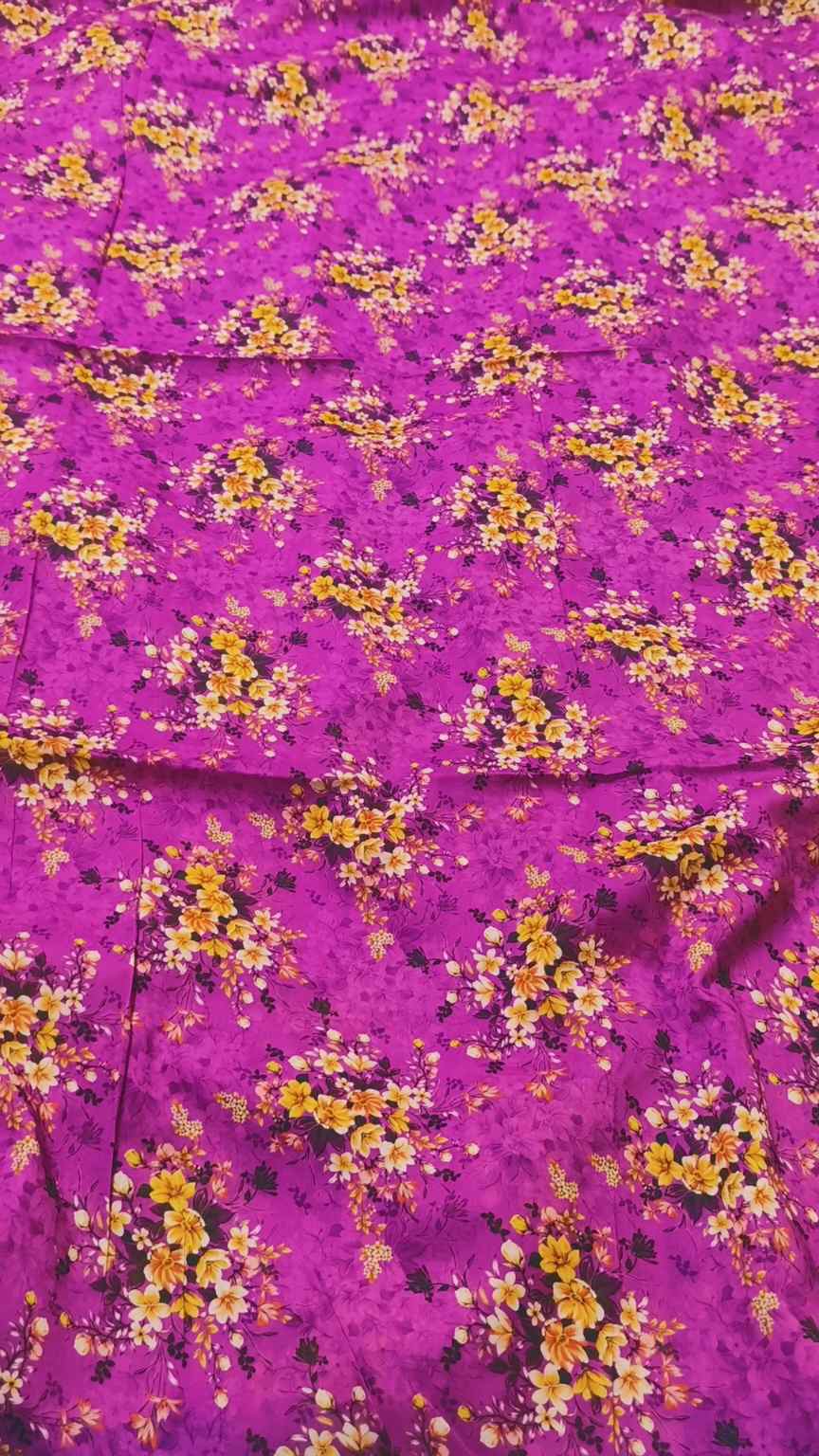 M-3279 Imported Digital Pure Summer ⛱️ Lawn  Same print Shirt & Trzer 2pc