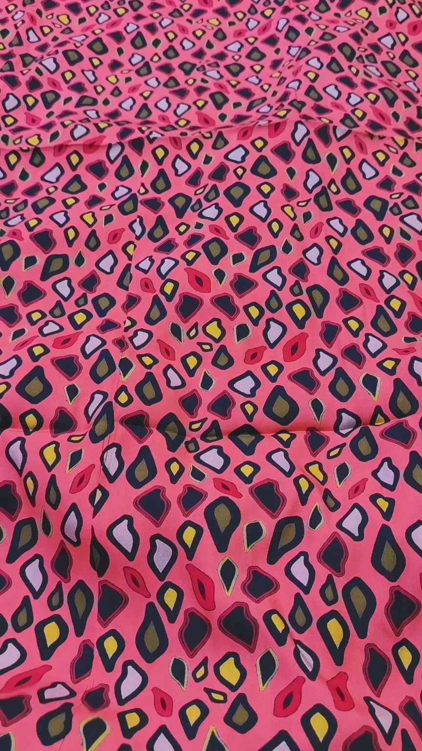 M-3271  Imported Digital Stone Lelin Same print Shirt & Truzer 2pc