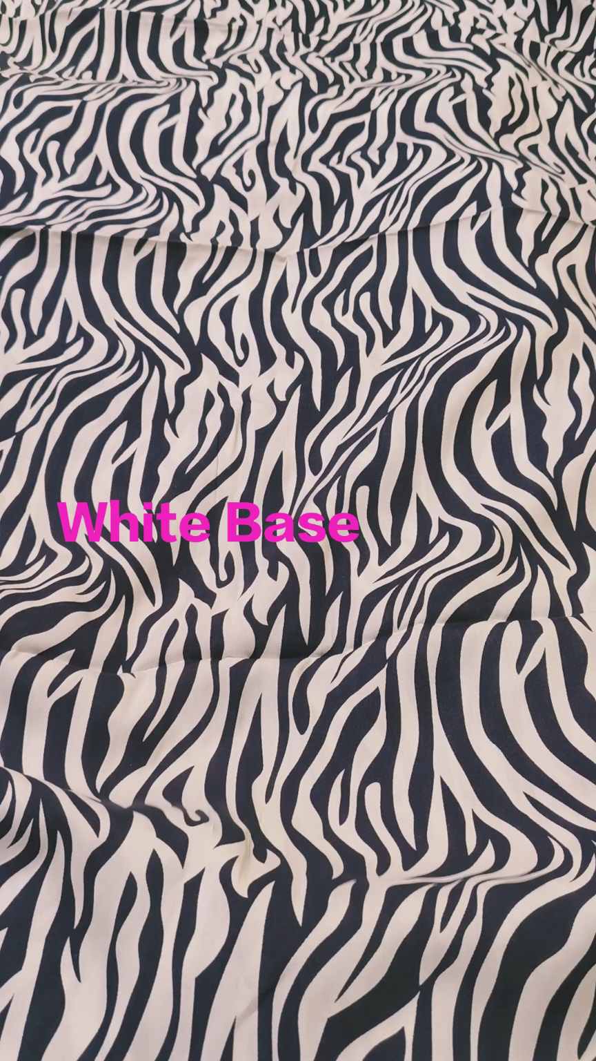 😱 M-3240 White base  Imported Digital Stone Lelin Same print Shirt & Truzer 2pc