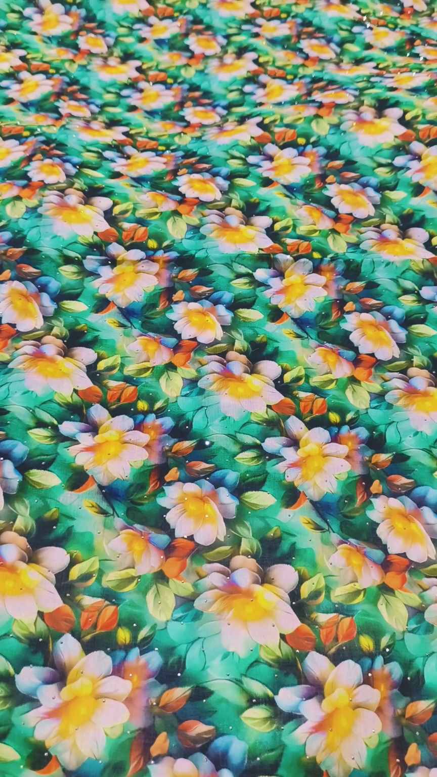 😱 Sale Sale M-3343 Imported 3-D Soft Nago Wali Pure Summer ⛱️ Lawn Same print Shirt & Truzer 2pc