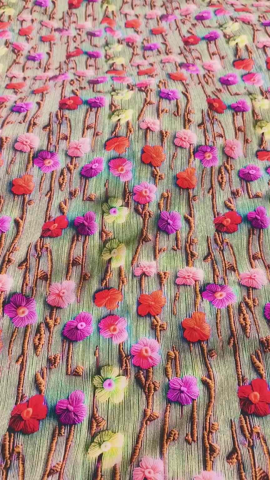 😱M-3328  Imported  made in Italy Luxury 5-D stone Lelin Same print Shirt & Truzer 2pc
