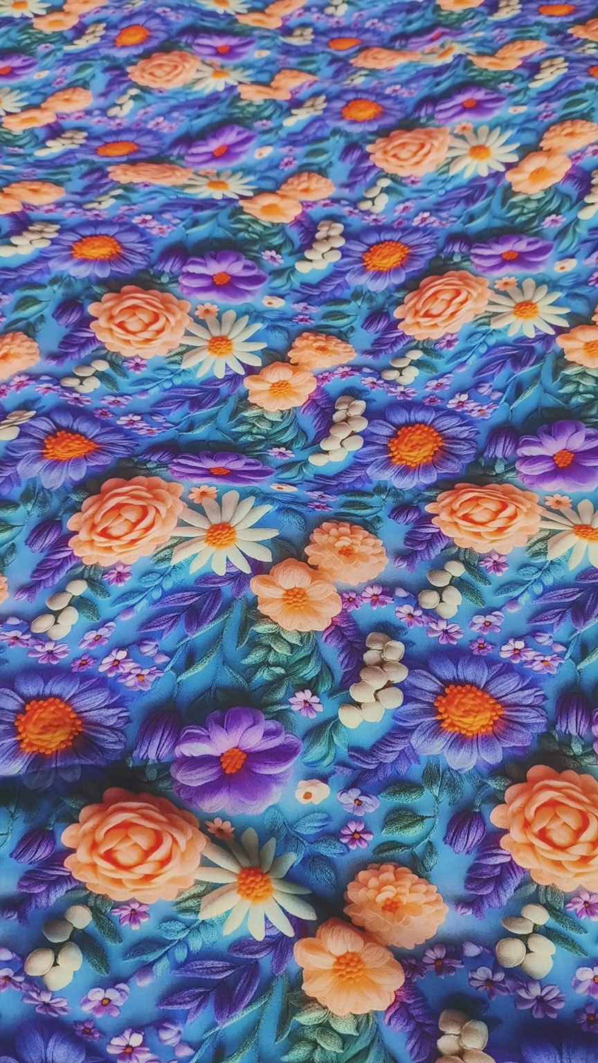 😱M-3355  Imported Luxury 5-D stone Lelin Same print Shirt & Truzer 2pc