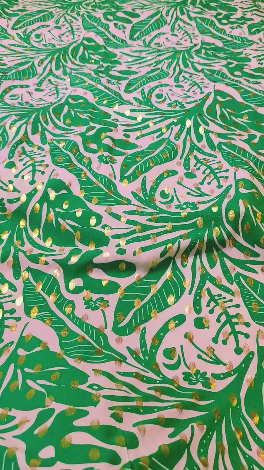 🥳 New Arrivals  M-3407  Imported Digital Zaree Bunch Luxury Stone Lelin Behtreen stuff Same print Shirt & Truzer 2pc