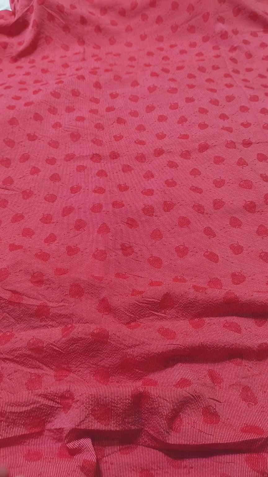 🥳 Sale Sale M-3446. Imported Winter Shimry Crushed Jacquard Bunch Same print Shirt & Truzer 2pc