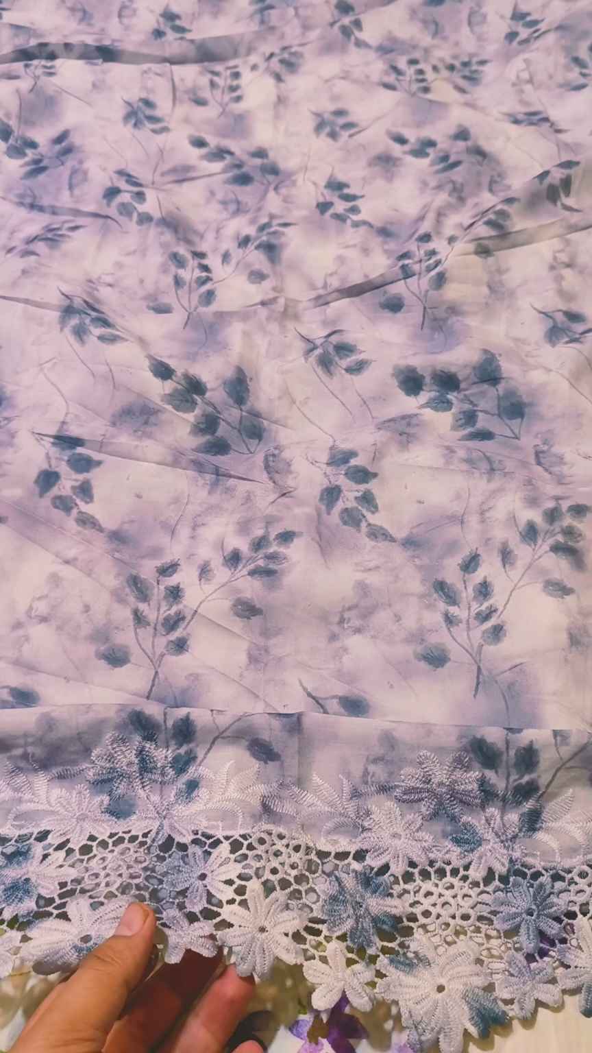 M-3417. Imported Luxury Lelin Embroidery Shirt