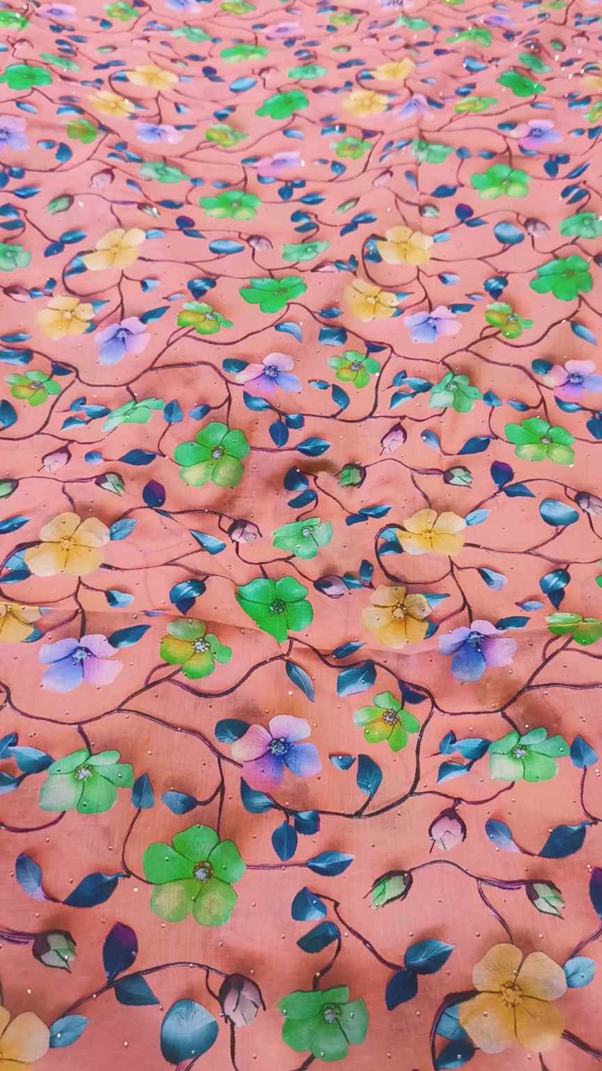 😱 Sale Sale M-3502   Imported 3-D Soft Nago Wali Pure Summer ⛱️ Lawn Same print Shirt & Truzer 2pc