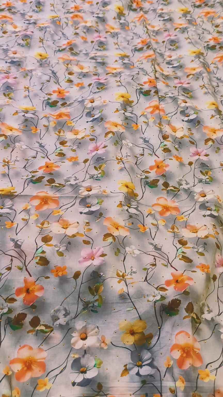 😱 Sale Sale M-3522  Imported 3-D Soft Nago Wali Pure Summer ⛱️ Lawn Same print Shirt & Truzer 2pc