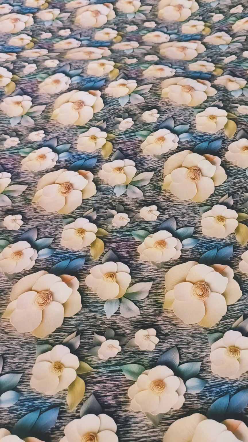 😱M-3511   Imported Luxury 5-D stone Lelin Same print Shirt & Truzer 2pc