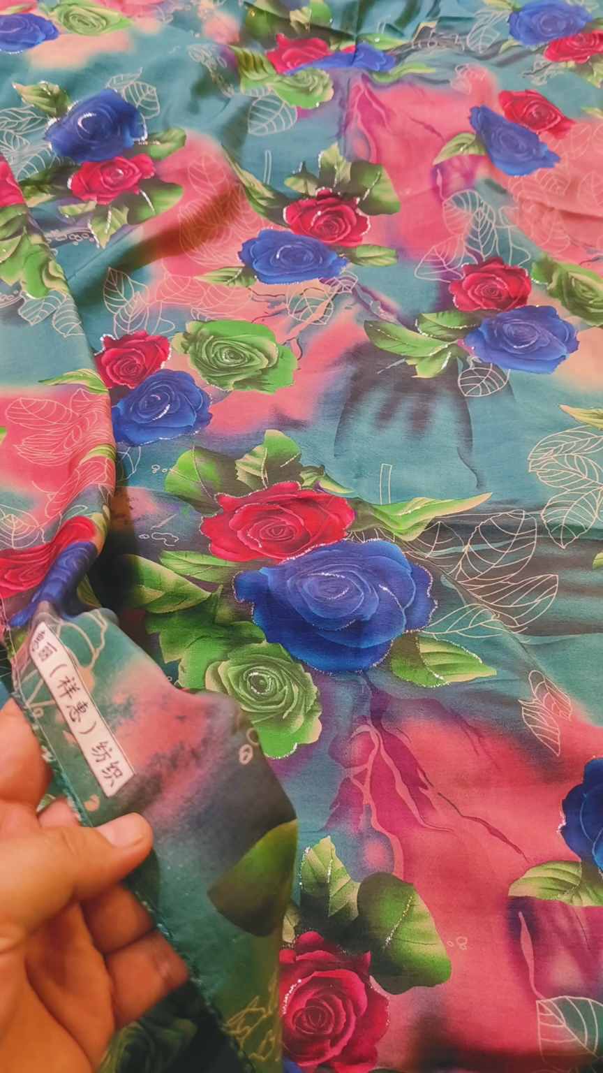 🥳 Sale Sale M-3590 . Imported Digital Winter Giliter Silky Lelin Same print Shirt & Truzer 2pc