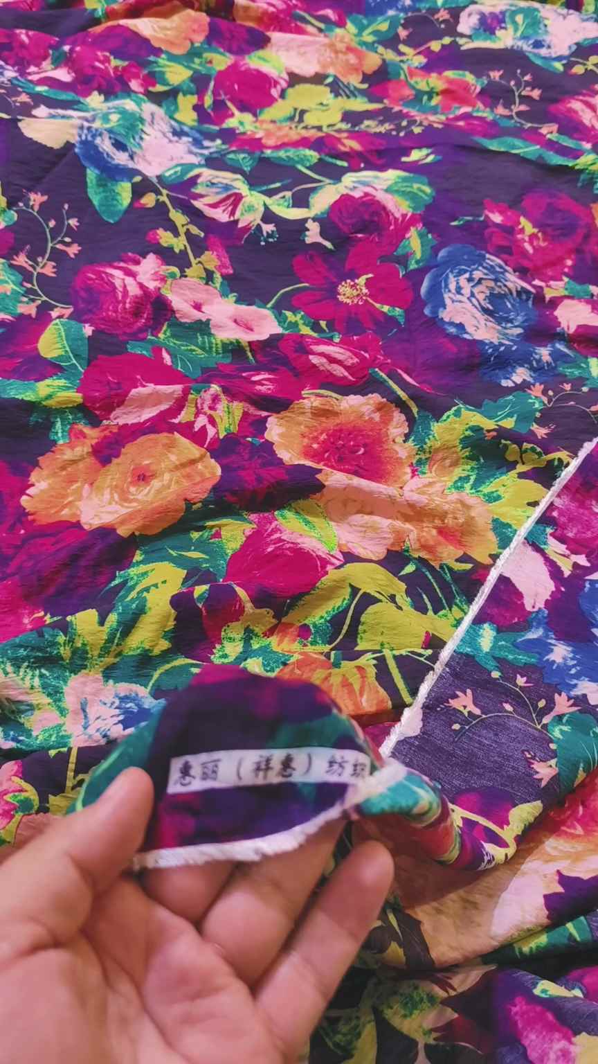 🥳 Sale Sale M-3589. Imported Digital Crushed Winters Silky Lelin Same print Shirt & Truzer 2pc