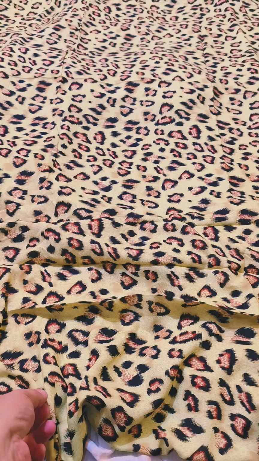 M-3585 Tiger print Imported Digital Winter ☃️ Boutique Stone Lelin Same print Shirt & Truzer 2pc