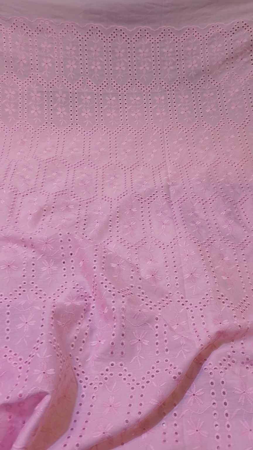 🥳 Big Sale M-78  Rs.1650 Most Luxurious Imported 3-D ChickenKari Embroidery In Pure Summer Lawn Shirt