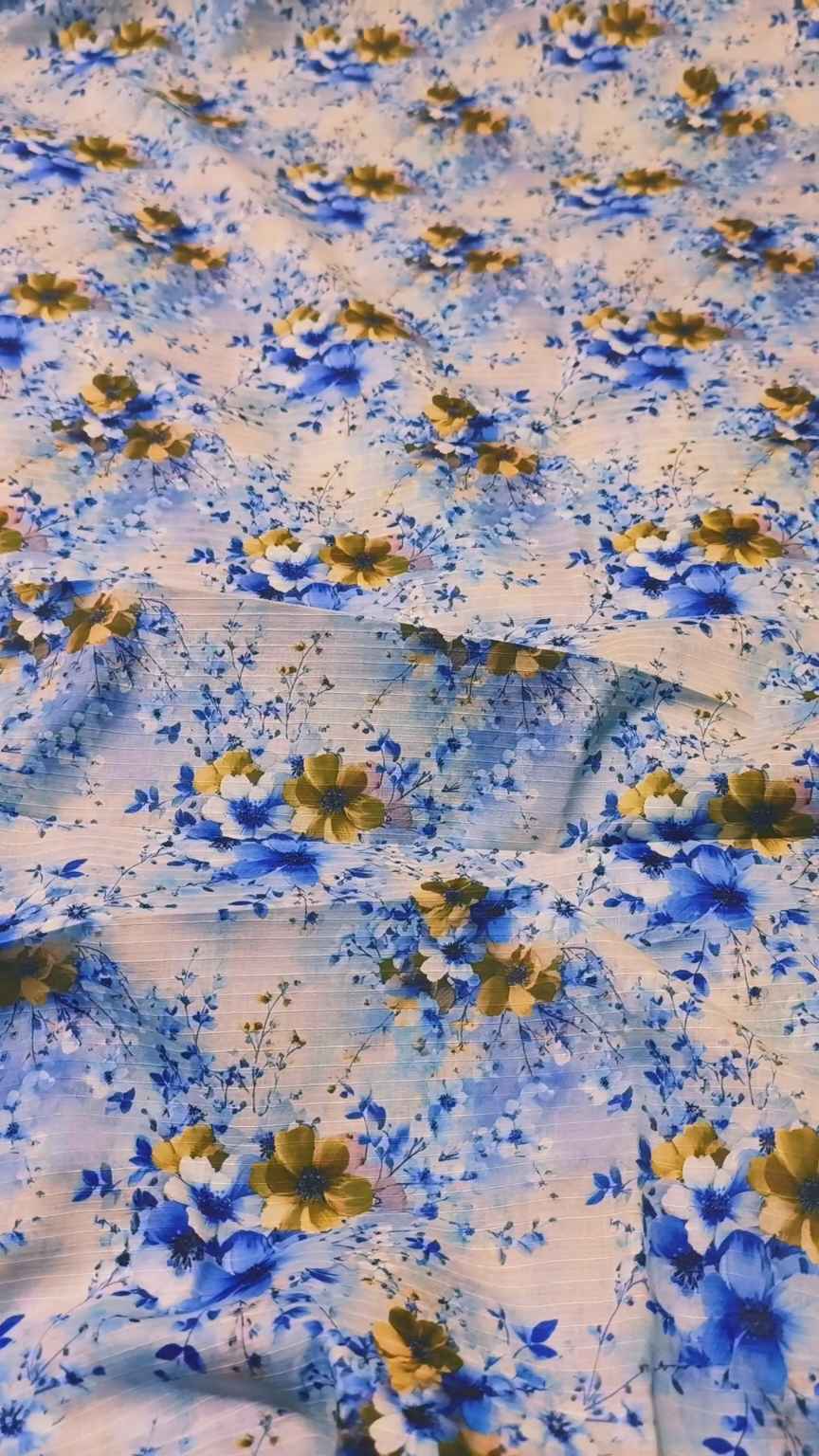 🥳 Big Discount M-61. Rs.1350  Imported 3-D Dorria Pure Summer Lawn Same print Shirt & Truzer 2pc