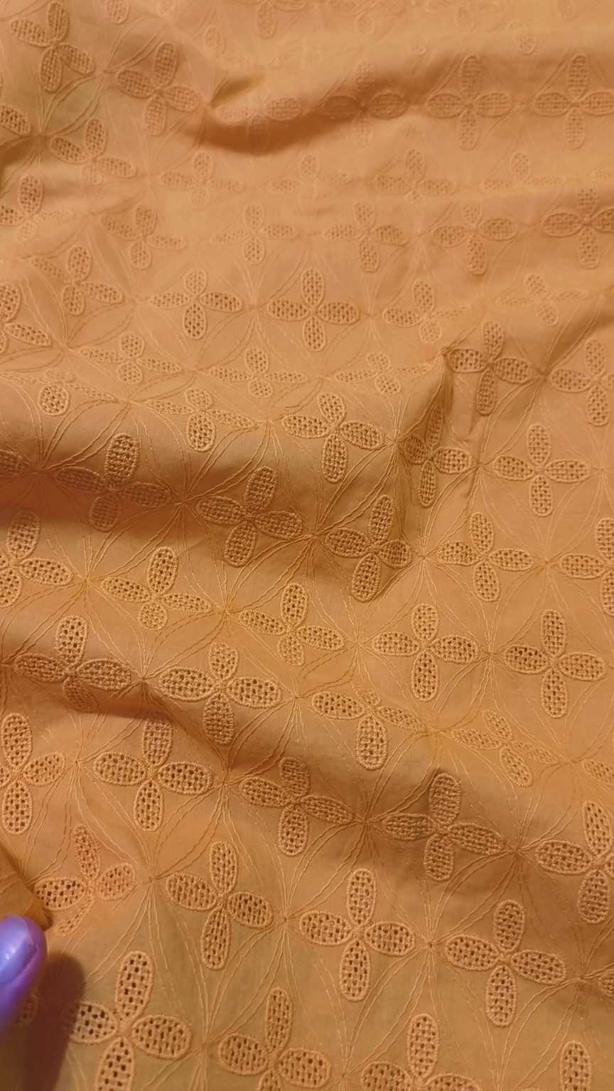 🥳 Big Discount M-168   Rs.1650 Imported Most Luxurious 3-D chickenkari Embroidery in Pure Summer Lawn Shirt