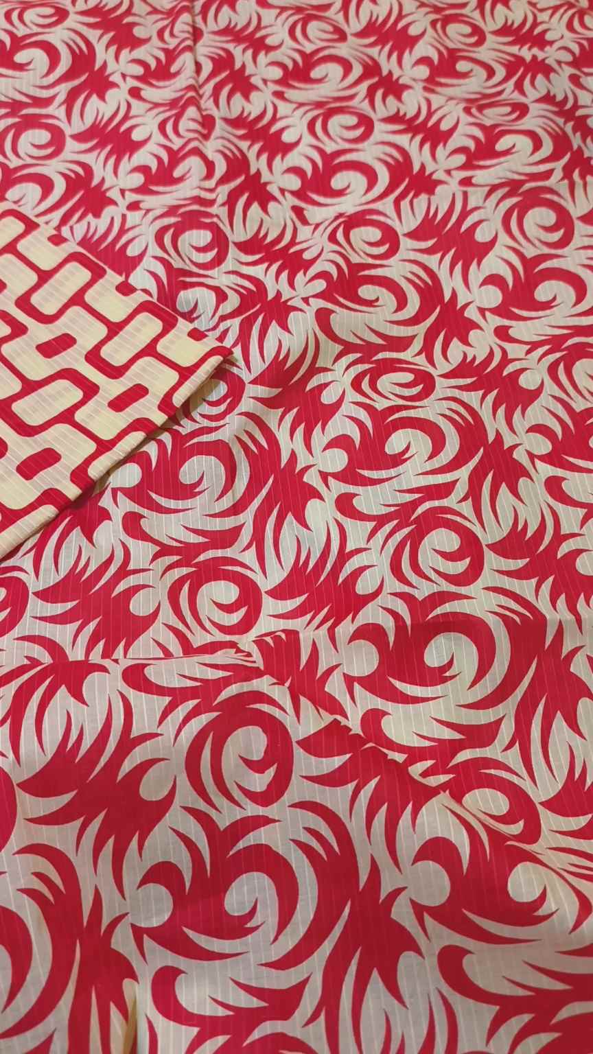 Sale Sale Rs.111  Rs.1450  Imported Digital Dorria Pure Summer ⛱️ Lawn Shirt & Matching design trouser 2pc