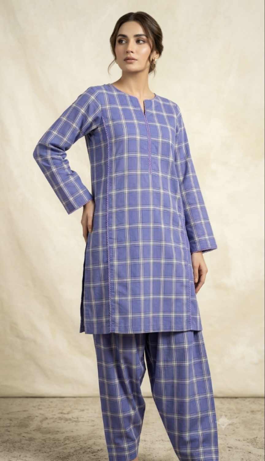 🥳 Sale Sale M-185. Rs.1150 Imported Swiss Lawn  Same print Shirt & Truzer 2pc