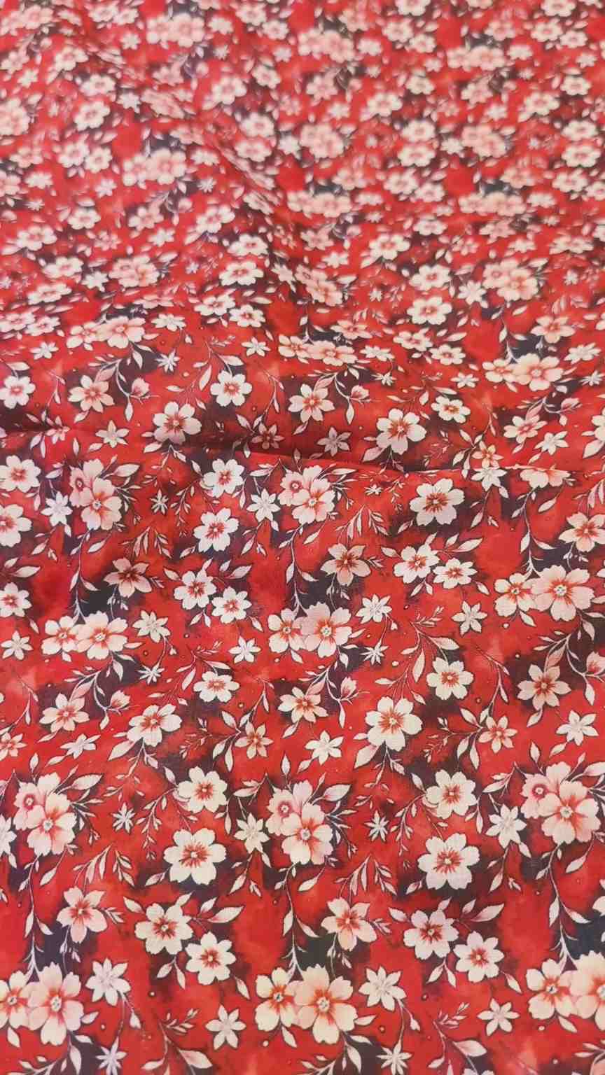 🥳 Sale Sale M-221  Rs.1190 Imported 3-D pure Summer ⛱️ Lawn Same print Shirt & Truzer 2pc