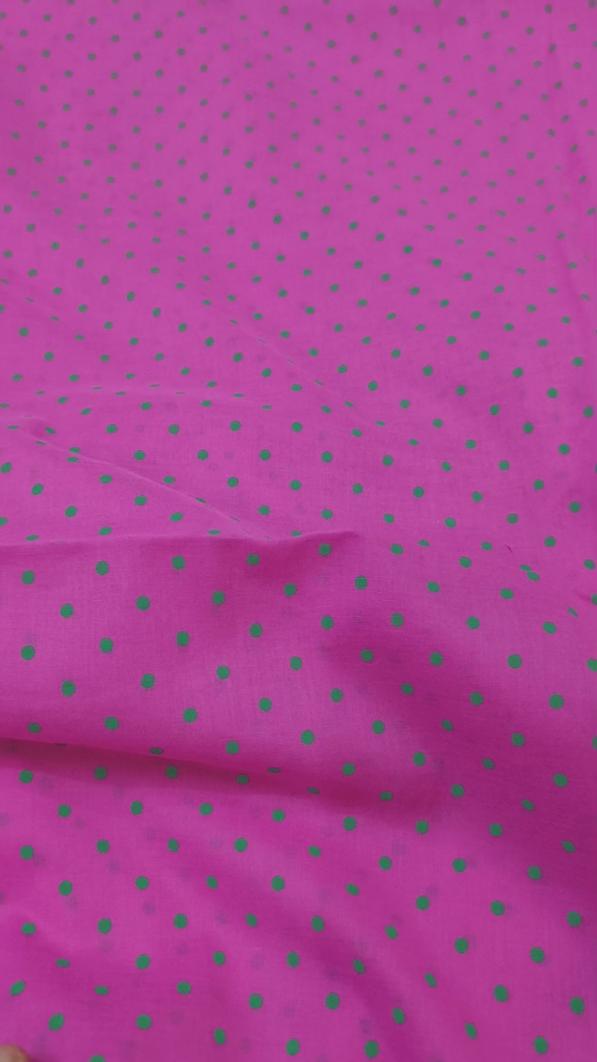 🥳 Sale Sale M-273 Rs.1150 Imported Digital Pure Summer Lawn in Polka Design Same print Shirt & Truzer 2pc