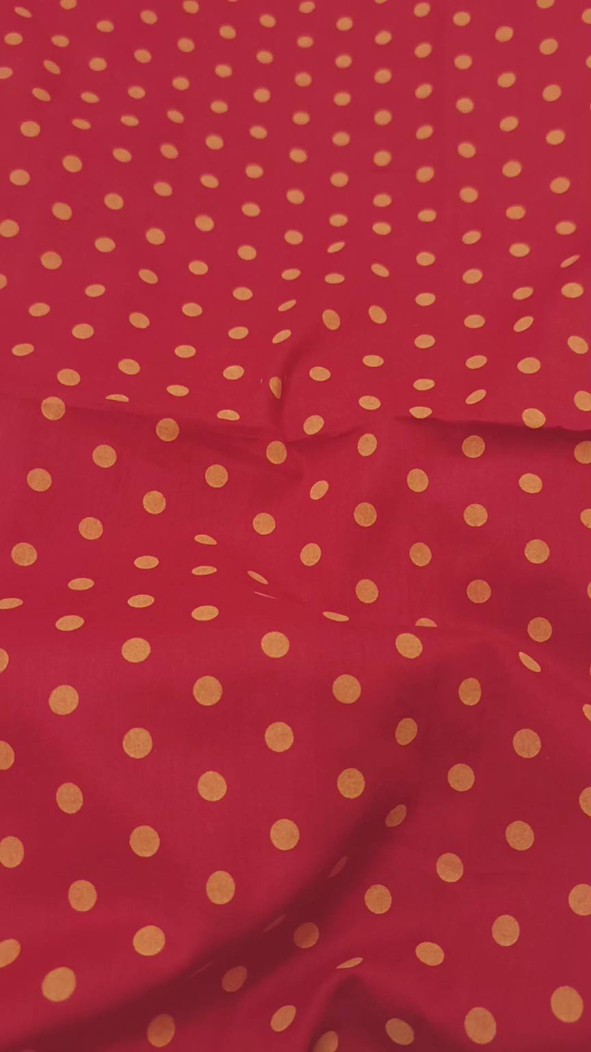 🥳 Sale Sale M-271  Rs.1150 Imported Digital Pure Summer Lawn in Polka Design Same print Shirt & Truzer 2pc