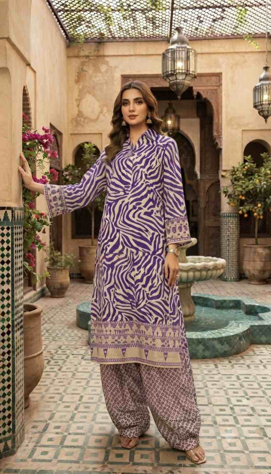 Sale Sale Rs.235  Rs.1550 Imported Digital  Pure Summer ⛱️ Lawn Shirt & Matching design trouser 2pc