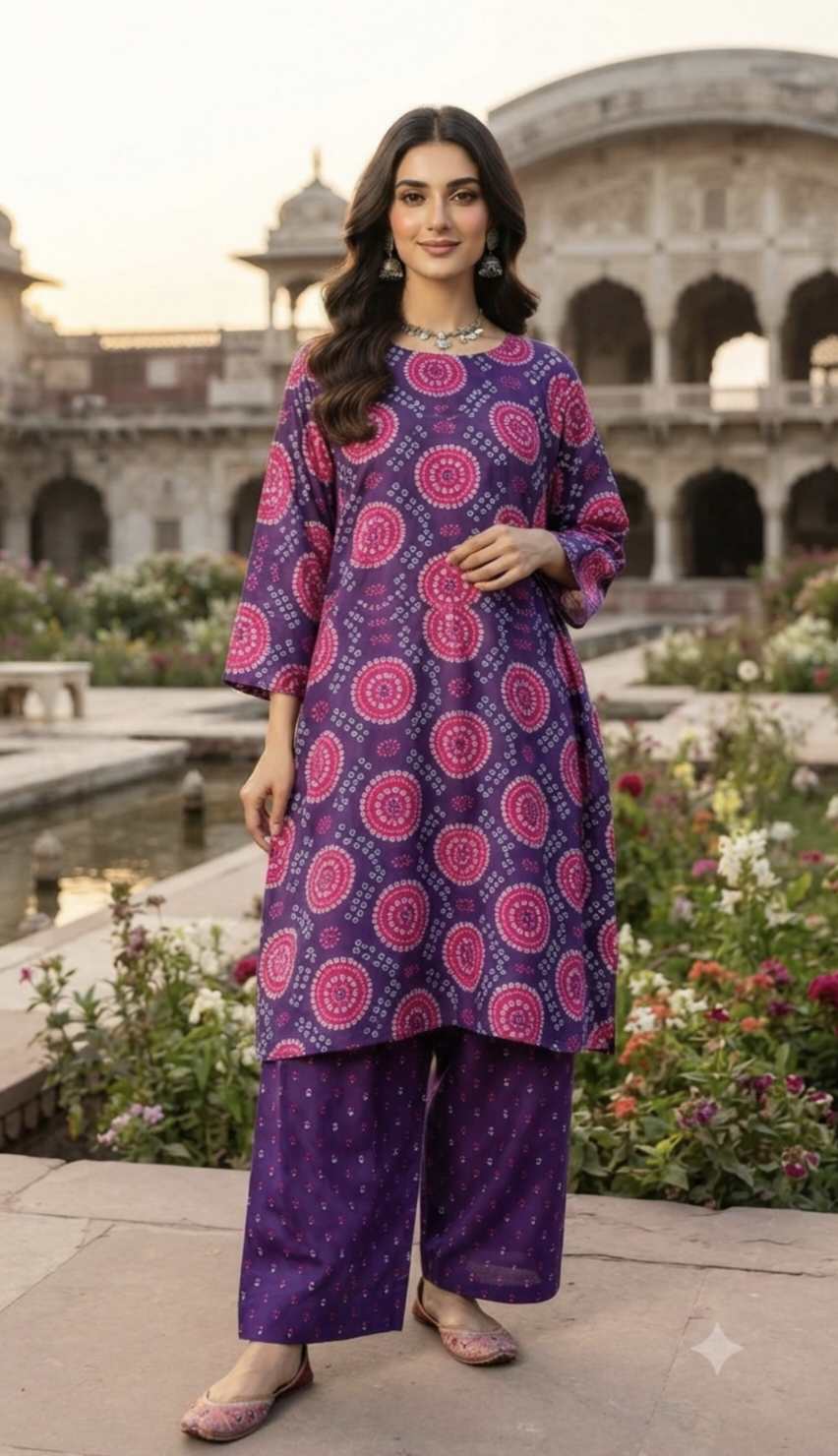 Sale Sale Rs.234  Rs.1550 Imported Digital  Pure Summer ⛱️ Lawn Shirt & Matching design trouser 2pc