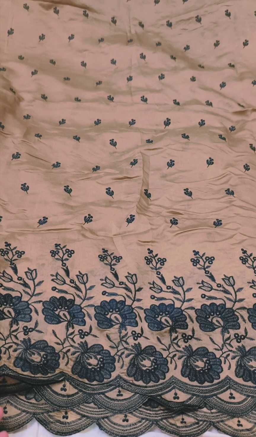 🥳 Sale Sale M-284 Rs.1490 Imported 3-D ChickenKari Embroidery In Luxury Silky Lawn Stuff Shirt