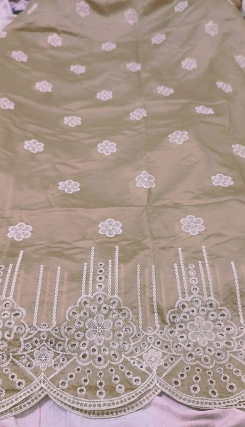 🥳 Sale Sale M-282 Rs.1490 Imported 3-D ChickenKari Embroidery In Luxury Silky Lawn Stuff Shirt