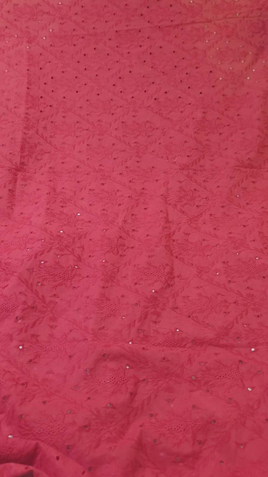 🥳 Big Sale M-325  Rs.1650 Imported 3-D ChickenKari Embroidery in Pure Summer Lawn Shirt